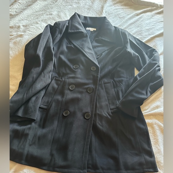 Hyfve Double Breasted Pea Coat - Picture 3 of 8